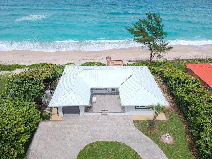 Oceanfront Modern Home w/ Private Beach
