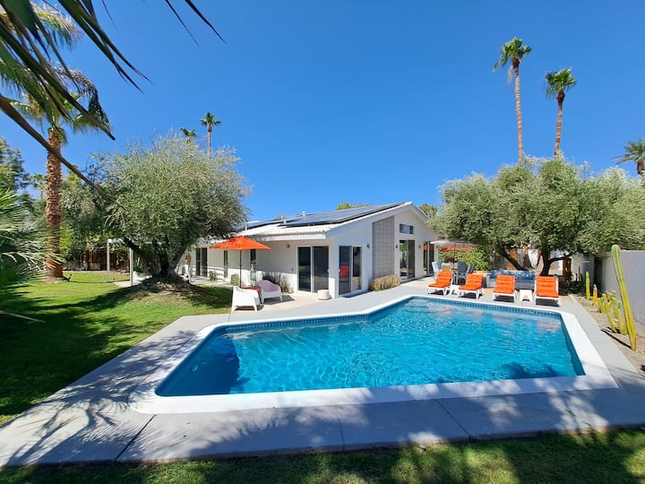 Mid-Century Modern with Mountain View & E-Scooters