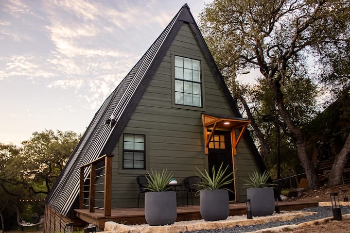 Breathtaking A-Frame Home in Canyon Lake
