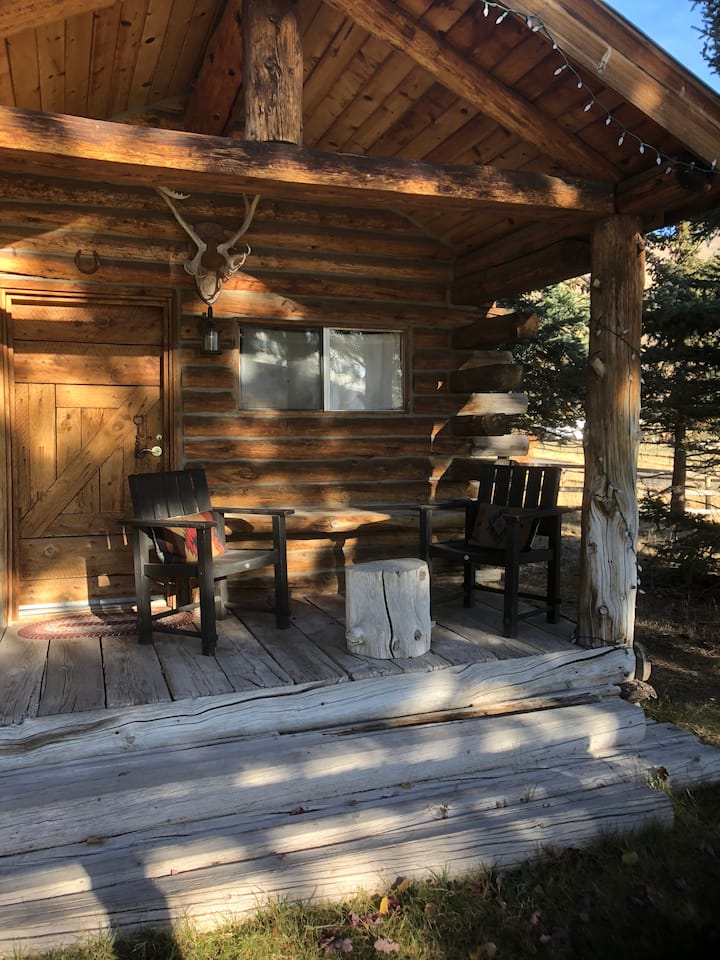 Cozy cabin on horse property, wildlife, views!