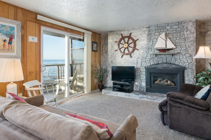 Tide Pool-Oceanfront balcony, kitchen, fireplace