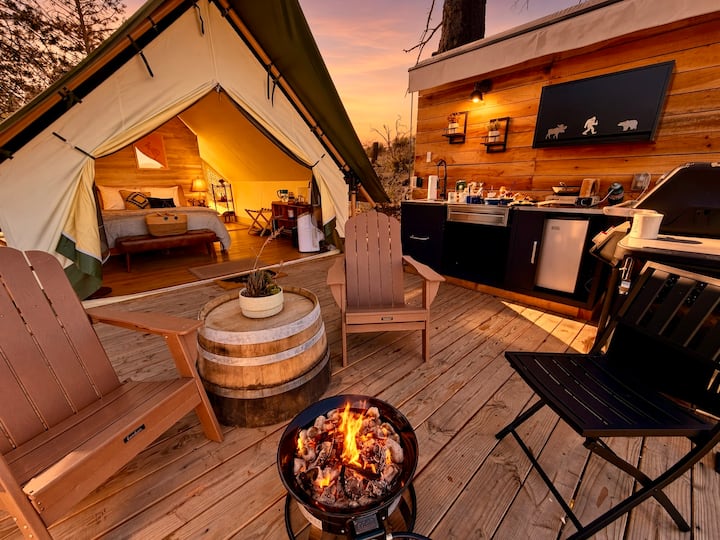 Luxury Glamping Experience w/ Japanese Hot Tub
