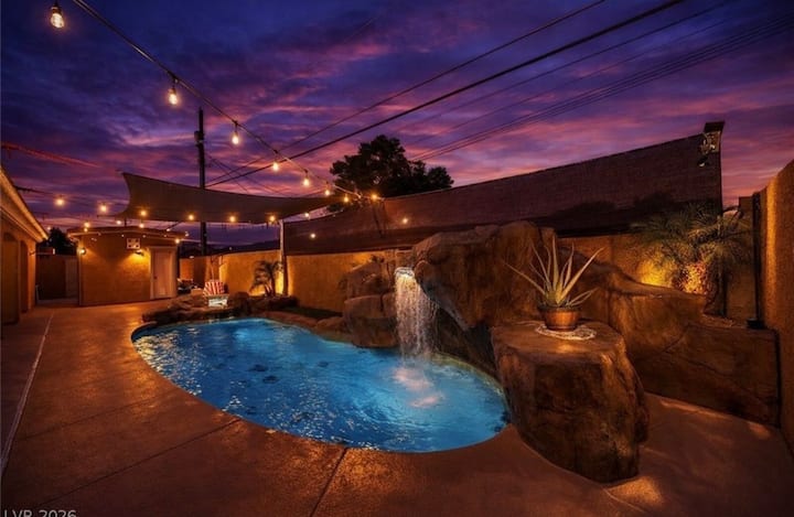 Cozy Vegas Retreat with Private Patio