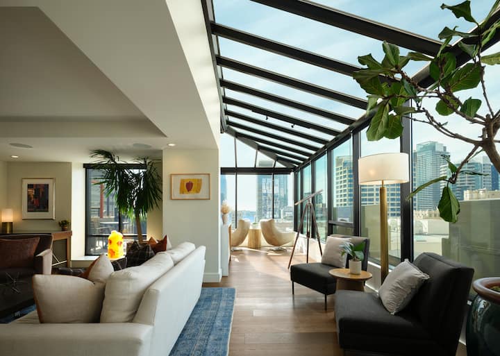 Penthouse Suite · Private Hot Tub · Hotel Service