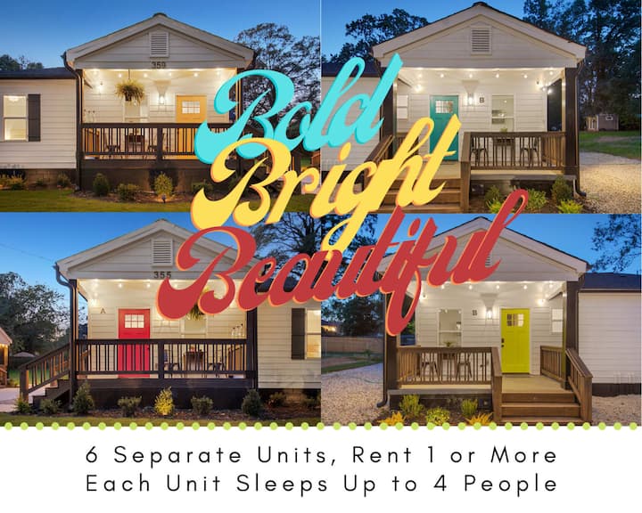 Bold, Bright, Beautiful | * From 1 to 24 Guests *