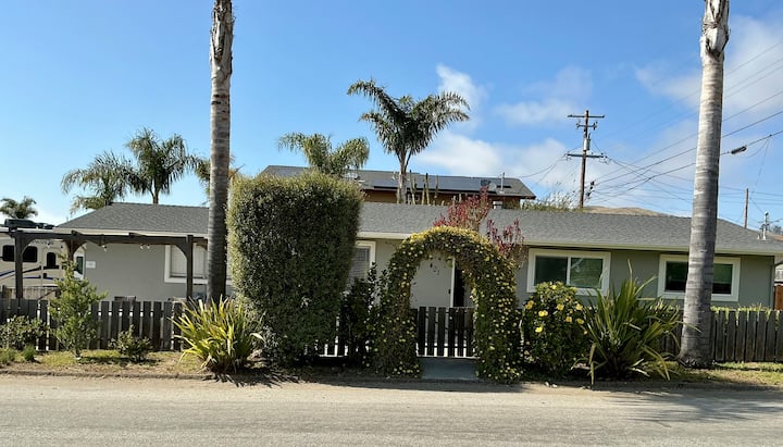 Just a few blocks from the beach