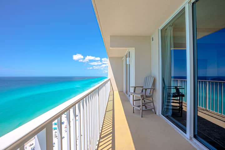 Beachfront, Walk to Pier Park, 1 BR w/bunks, Gulf