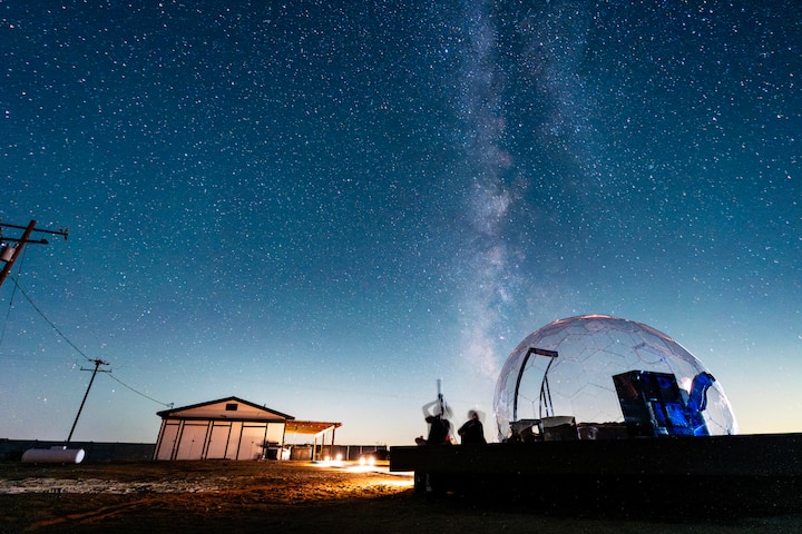 The Henge: Dome w/AC |HotTub|FirePit Near JTNP