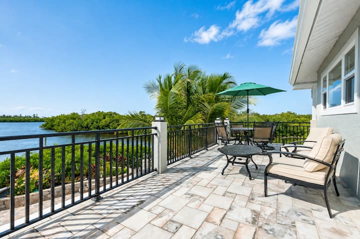 Pool + Spa + Fishing Dock • Waterfront + Sunsets
