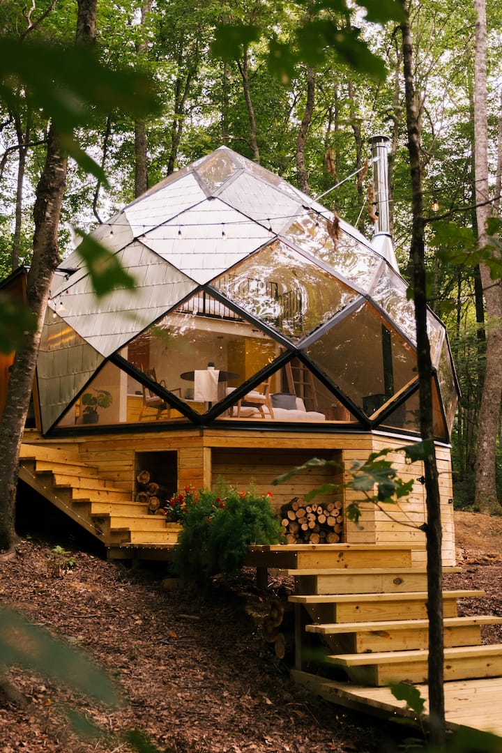 The Laurel Zome - Wood Fired Japanese Hot Tub