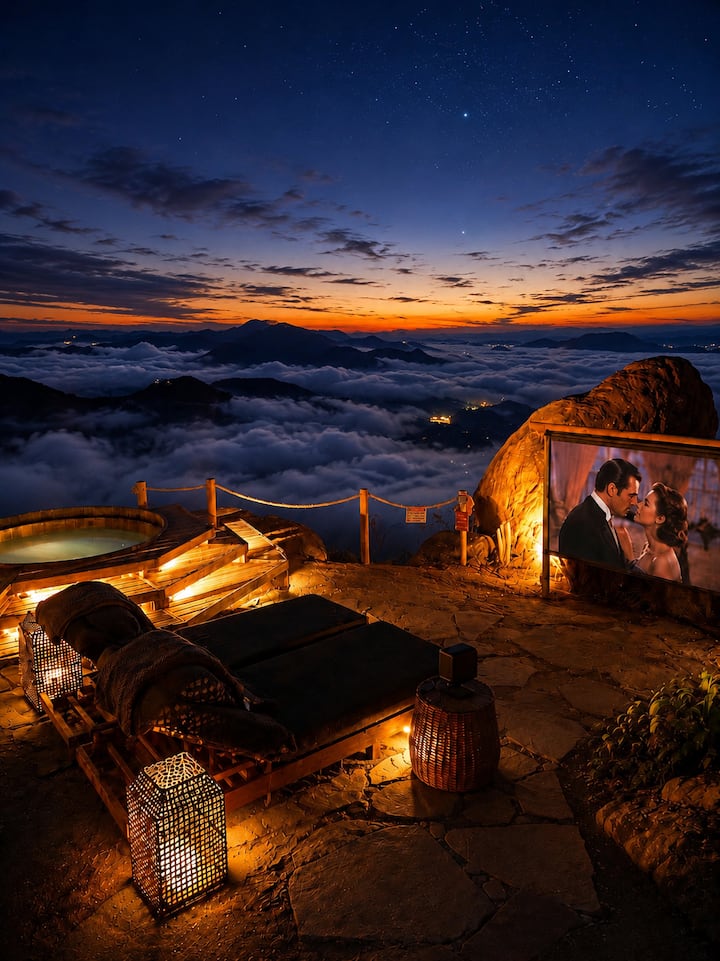 Airstream Dream Views Above Clouds -HOT TUB-Cinema