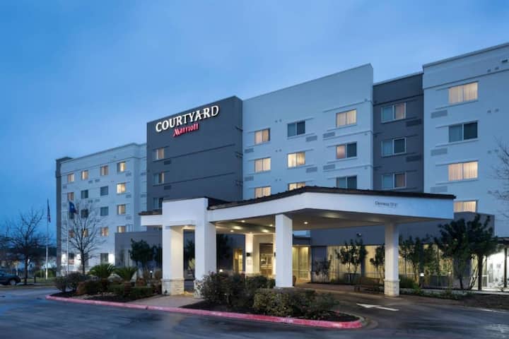 Near Q2 Stadium with On-site Dining & Indoor Pool