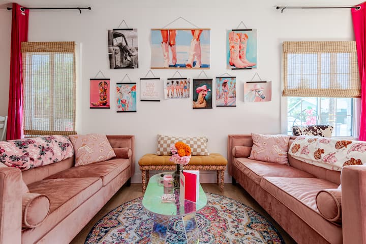 Paso Robles Pink Cowgirl Cottage