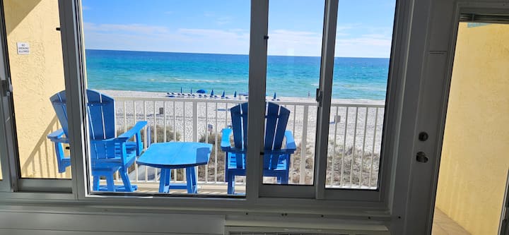 Anchors Away!  Private Balcony right on the Beach!