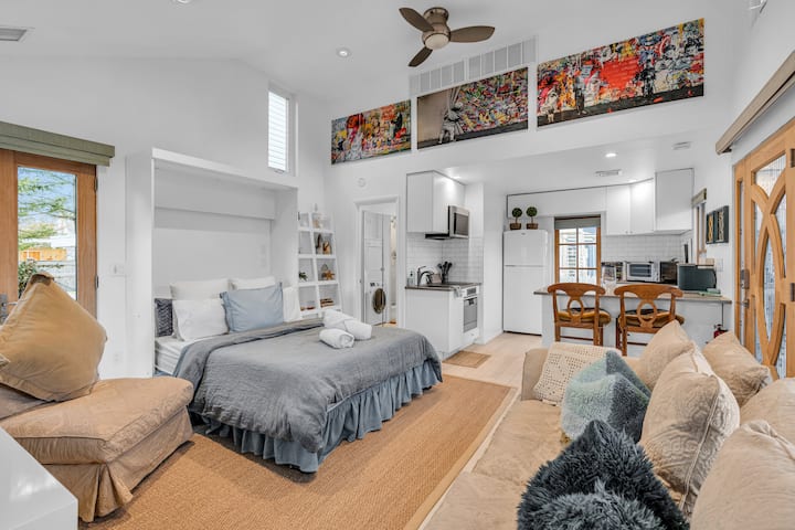 A Private Studio Retreat — Steps from Surf & Sound