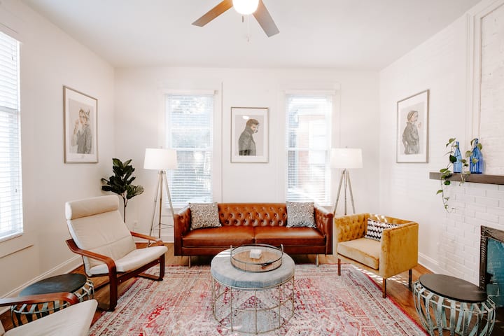 Cute & Convenient Central Ave Bungalow | King Beds