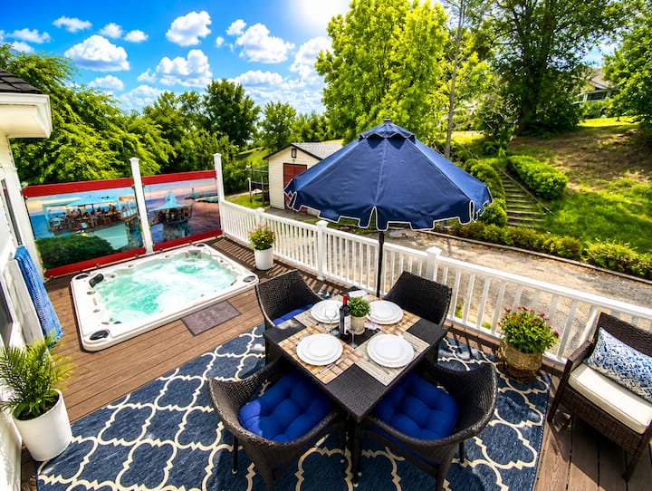 25% Off Aug 29-31, Near Wineries -Private Jacuzzi!