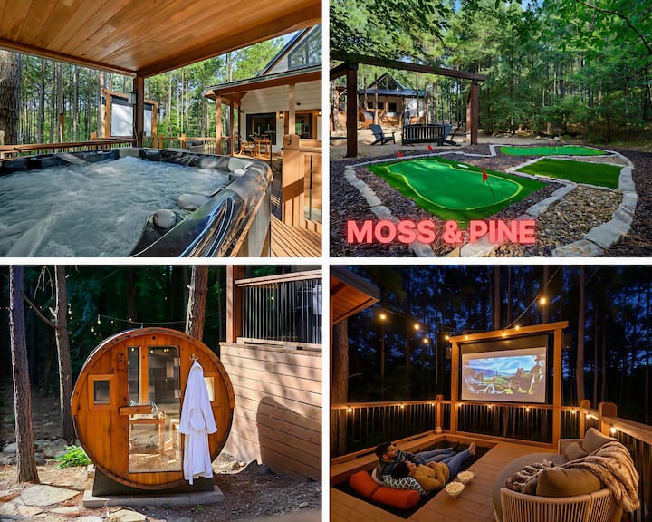 *Outdoor Cinema+Stargaze Net+Sauna+Plunge+MiniGolf