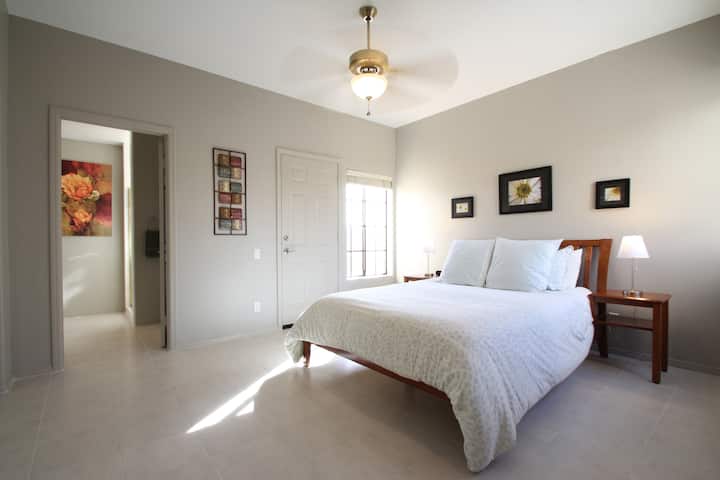 very private desert casita with mountain views
