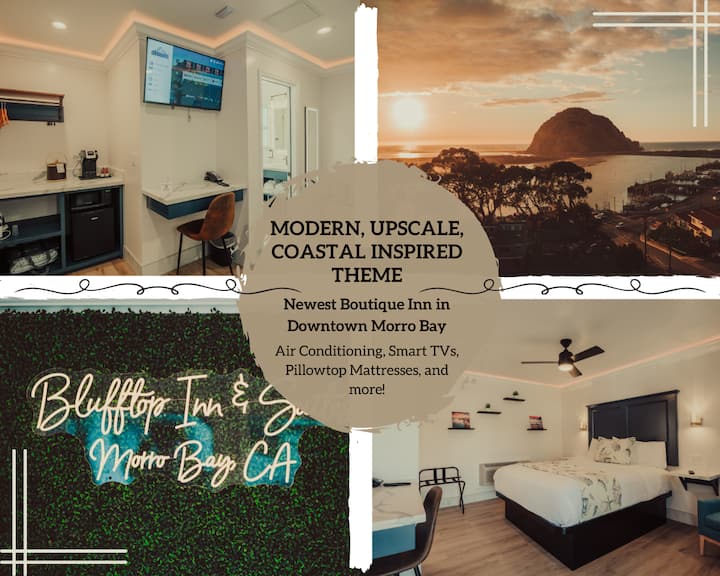 Newest Boutique Inn - Downtown/Wharf One Queen Bed