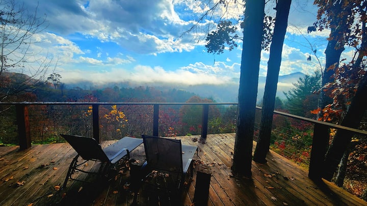Cabin/Sunrise View/Hot Tub/King Bed/No Pet Fee/5G