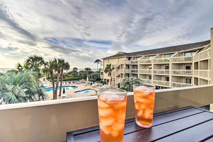 Hilton Head Island Gem w/ Ocean & Pool Views!