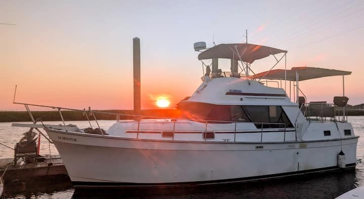 Our Boat on Tybee