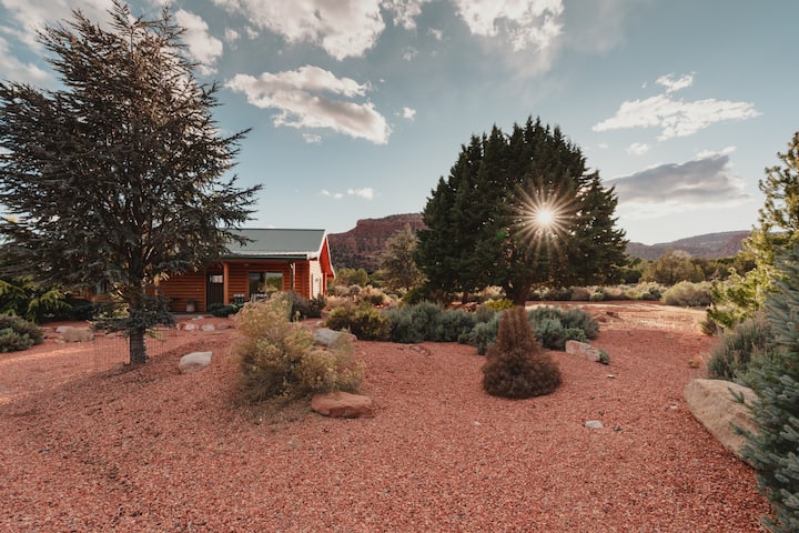 Rugged and Refined Library Log Cabin