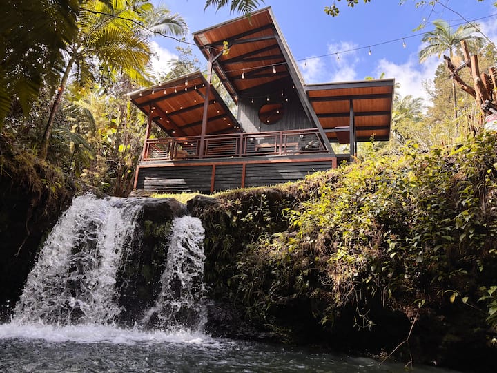 Private Waterfall Escape | Furo Tub/Outdoor Shower