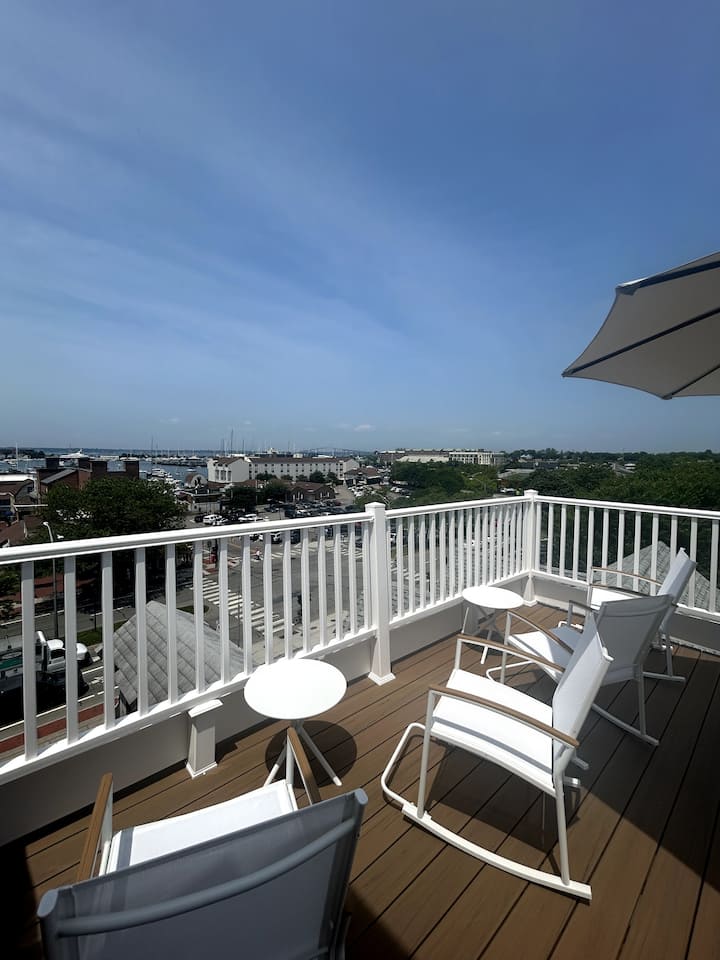The Lookout Downtown Newport Rooftop Deck