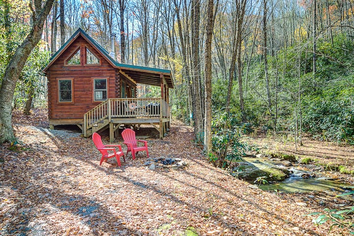 Creekside Cabin ---Peaceful & Private