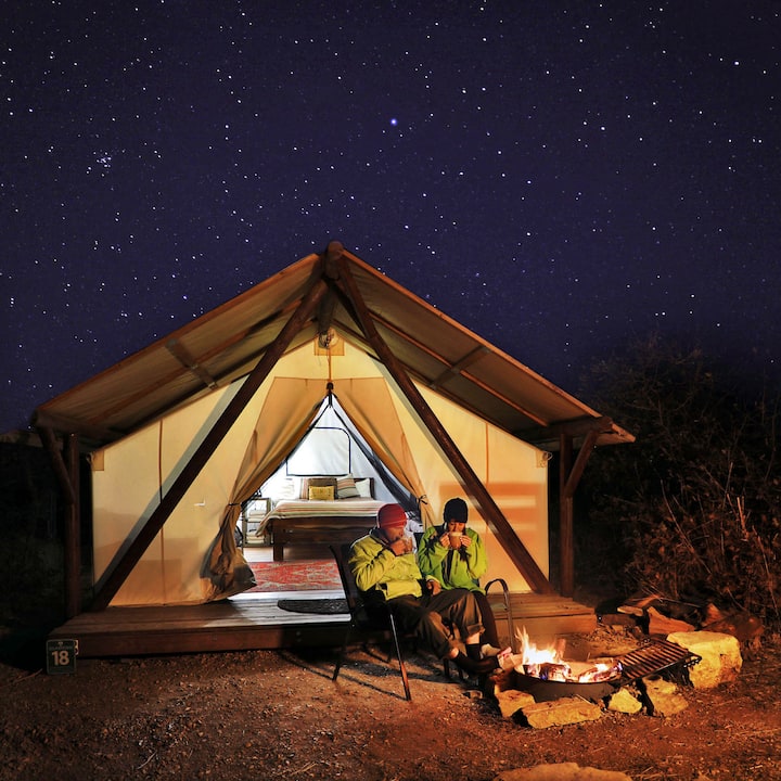 Glamping at Zion Ponderosa Ranch Resort