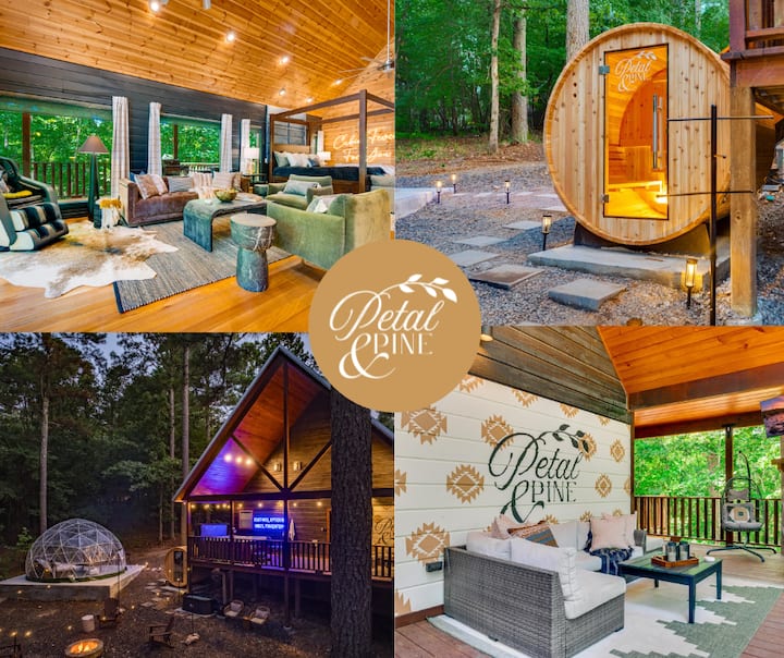 Luxury Escape:Sauna/Hot Tub/Plunge/Stargazing Dome