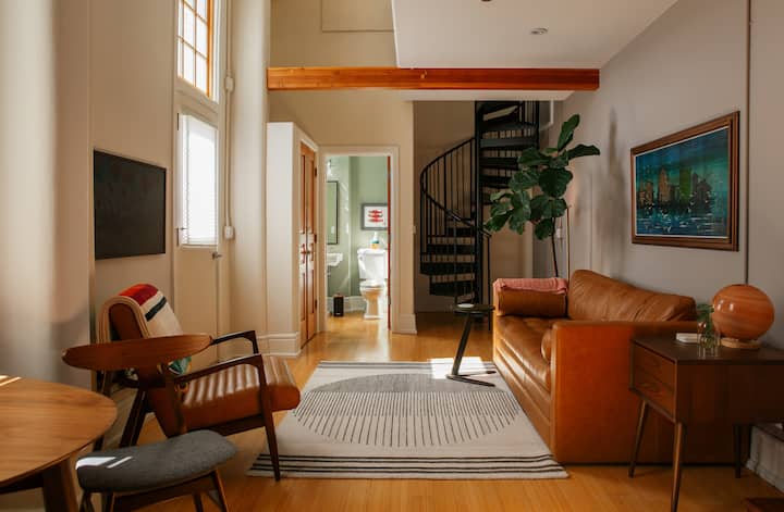 Sunlit Historic Loft at Grand Traverse Commons