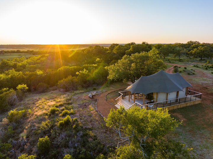 Safari-Style Tent on Private Hilltop